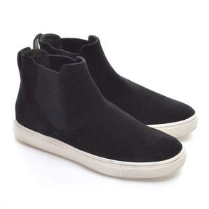 Vince Newlyn Black High Top Fashion Sneakers 38 / 8 M